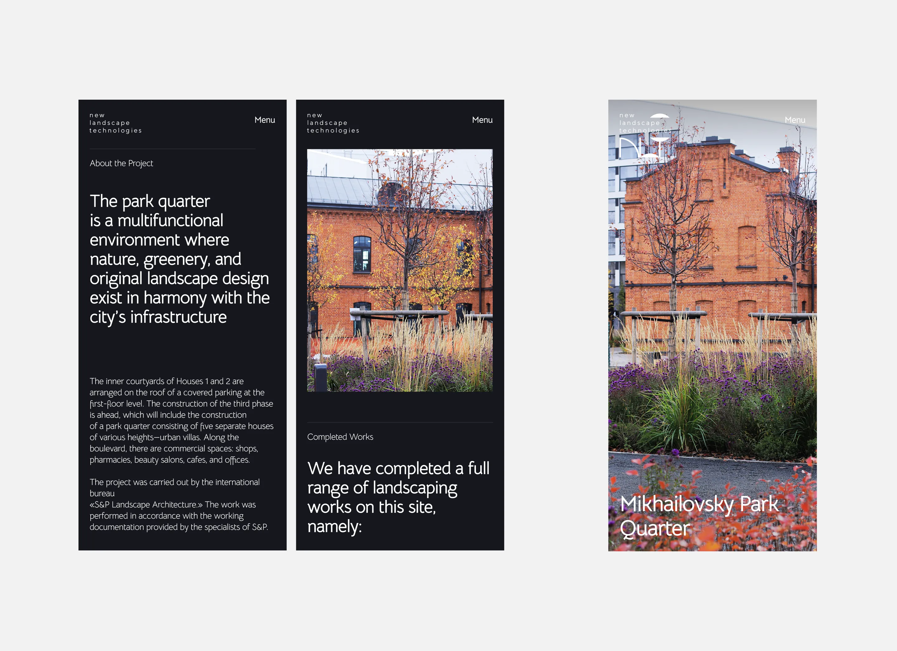 NEW LANDSCAPE TECHNOLOGIES — architectural visualization