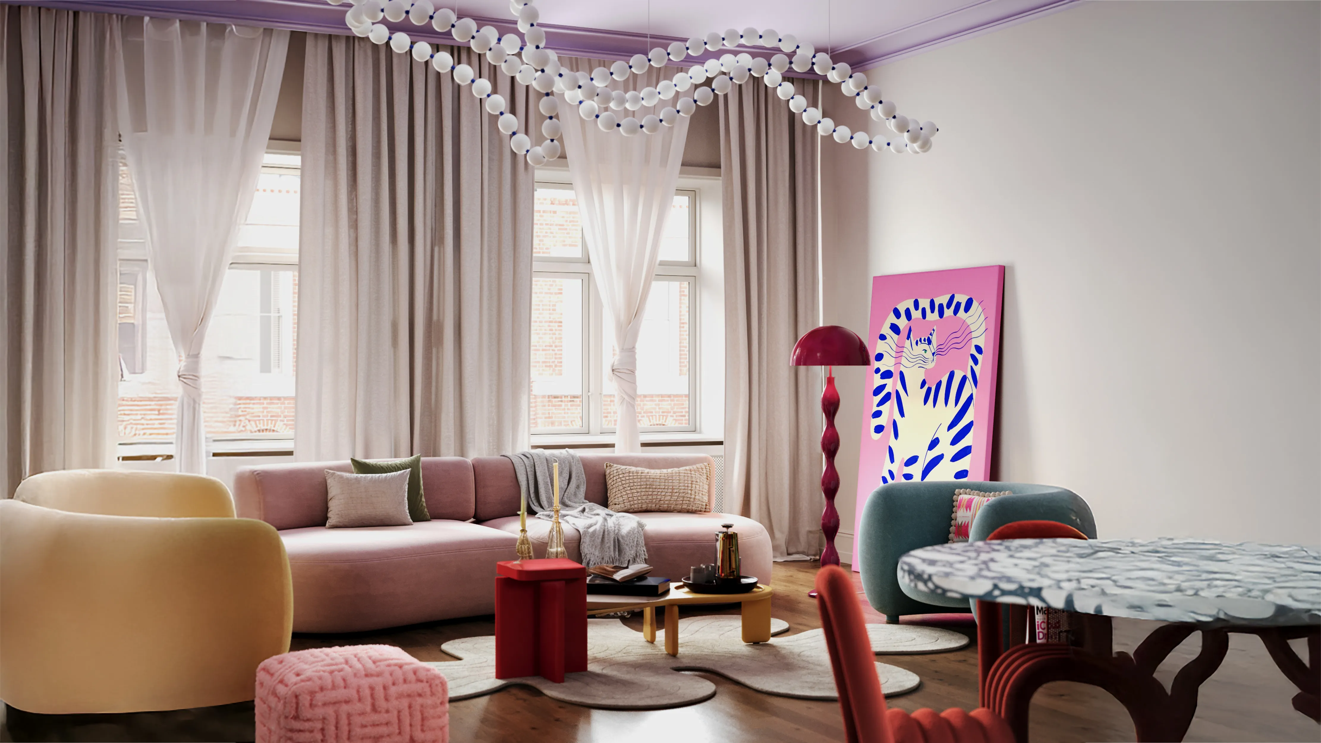 Video preview for HISTORIC POP-ART LIVING SPACE