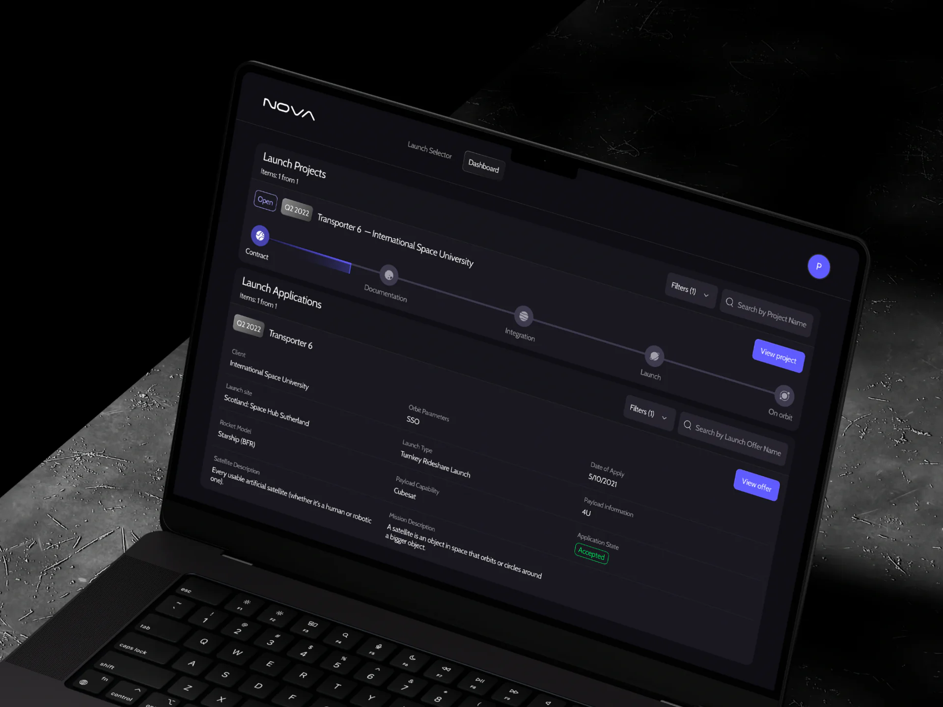 Nova Platform — architectural visualization