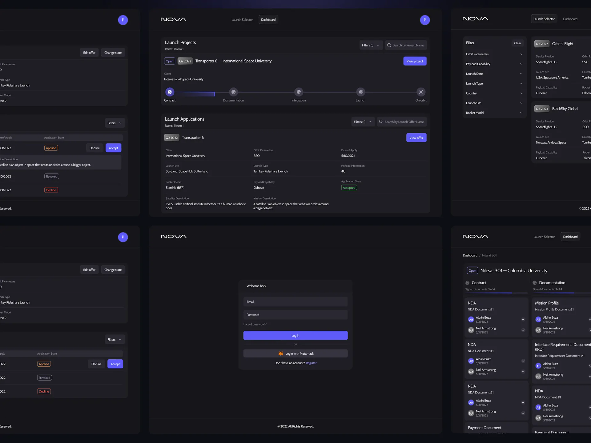 UX/UI Design exterior visualization deliverable