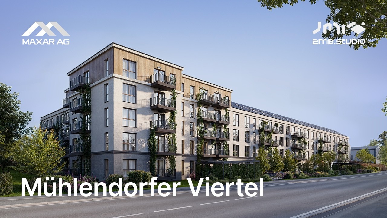 Mühlendorfer Viertel residential complex 3D animation